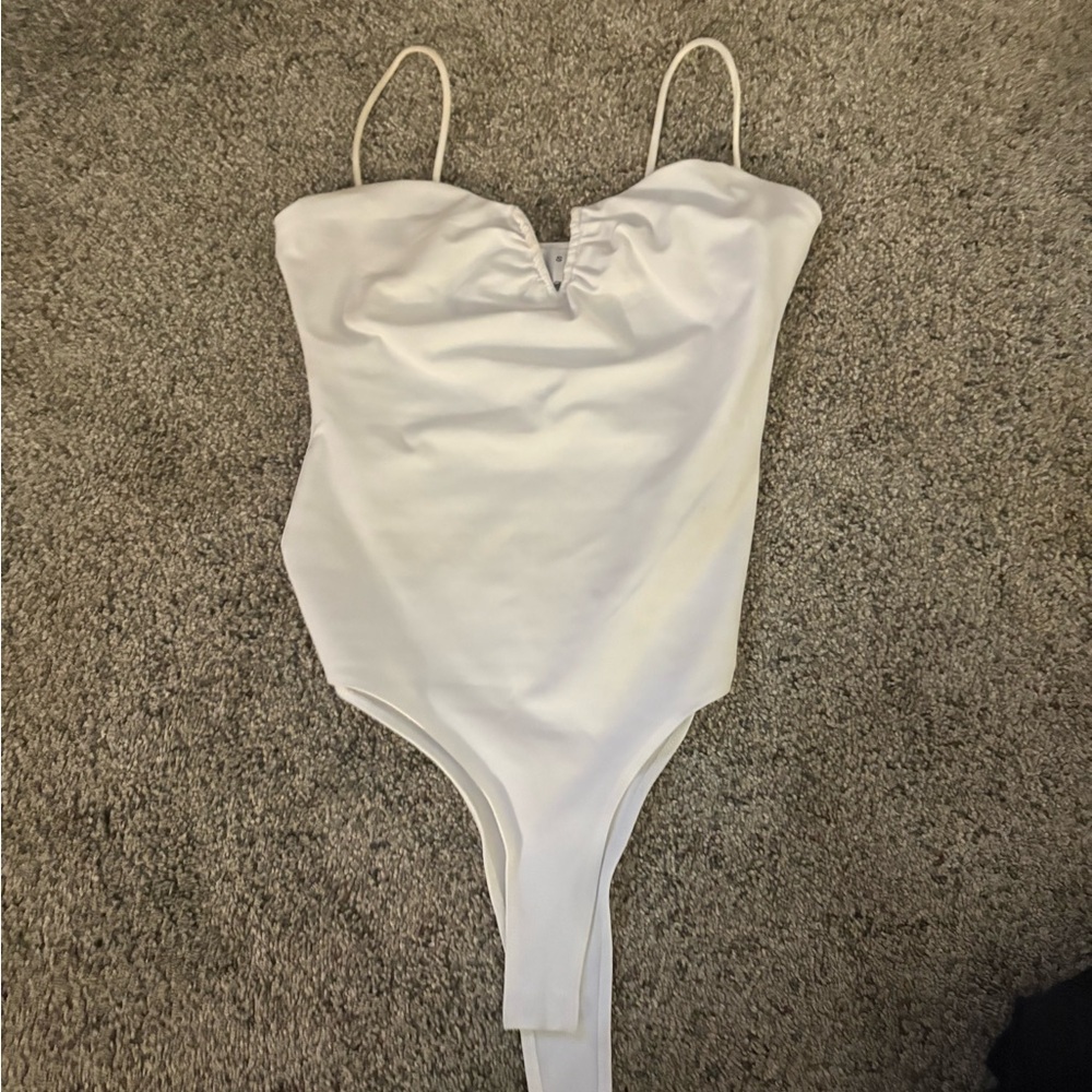 Primark White Womens One Piece Bodysuit